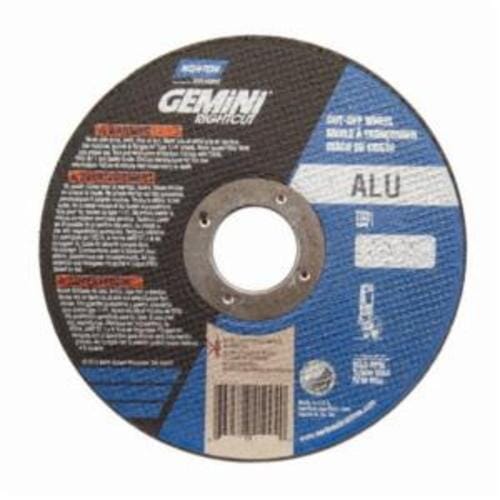 Norton® Gemini® RightCut™ 66252841996 All Purpose Cut-Off Wheel, 6 in Dia x 0.045 in THK, 7/8 in Center Hole, 36 Grit, Aluminum Oxide Abrasive